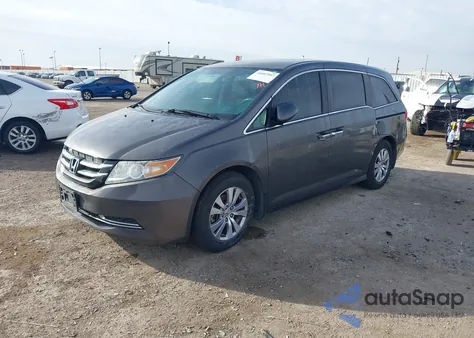 2016 Honda Odyssey Ex z USA, uszkodzony, nr VIN 5FNRL5H4XGB137445